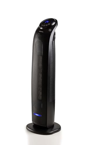 Ariete 8213 Termoventilatore A Torretta, 2200W, 3 Velocità, Timer Fino A 8 Ore, Funzione Ventilazione, Funzione Oscillazione, Tecnologia Ceramica, Led