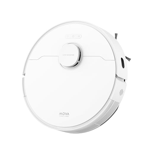 Dreame Mova S10 Robot Aspirapolvere E Lavapavimenti, Aspirazione 7.000 Pa, Rilevamento Intelligente Ostacoli 3Dadapt, Sollevamento Dei Moci Di 7 Mm Pe