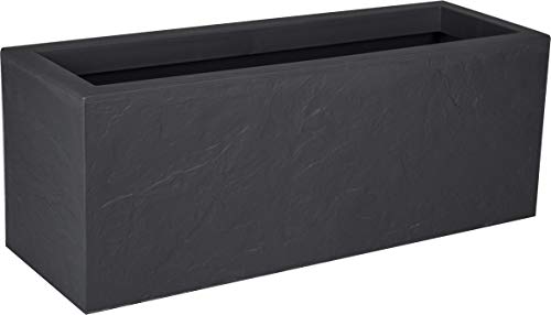 Eda Volcania Up - Fioriera, 80 Cm, Colore: Grigio Antracite