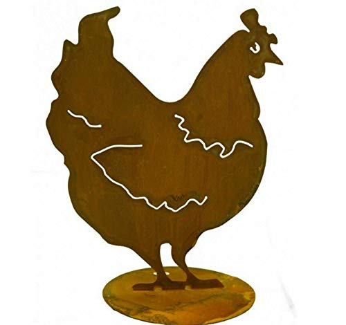 Animale Gallina Animale Per Macelleria Statua Per Giardino In Ferro Grezzo