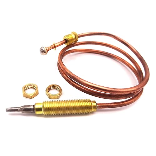Mensi Barbecue A Propano Da 61 Cm, Per Barbecue, Braciere, Riscaldatore A Gas, Universale, Sensore Termoaccoppiatore A Gas, Filettatura M8 X 1