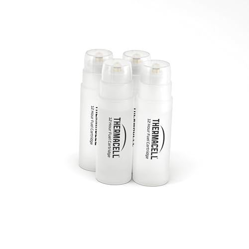 Thermacell Ricarica Per Repellente Antizanzare, Protezione 21M², Inodore, Senza Spruzzi, Sicuro Per Tutti, 48 Ore Di Durata, 4 Cartucce