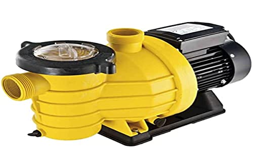 Mareva 07274-Pompa Per Piscina, Portata 21 M ³/H, Potenza: 1,2 Cv, Colore: Giallo