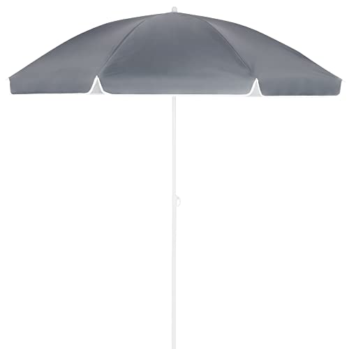 Kingsleeve Ombrellone Spiaggia 180Cm Uv50+ Inclinabile Altezza Regolabile Ombrelloni Giardino Mare