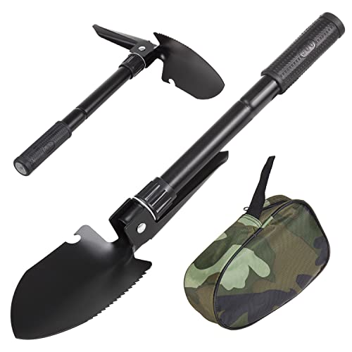 Maclean Mce961 - Pala Pieghevole Portatile Con Bussola E Custodia