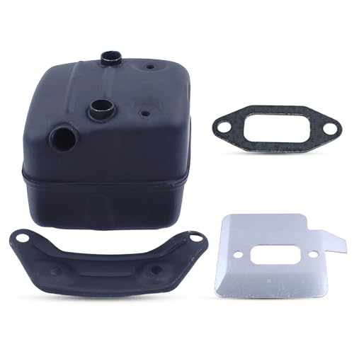 Haishine Silenziatore Di Scarico Staffa Silenziatore/Silenziatore Kit Silenzioso Per Husqvarna 362 365 371 372 385 390 Jonsered 2165 2171 Motosega
