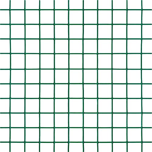 Tenax Plamet 20, Rete Metallica Plastificata 1,00X5 M Verde Per Gabbie E Recinti Di Animali Da Cortile (Polli, Conigli, Uccelli), Piccole Recinzioni E