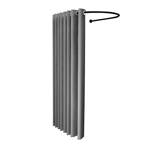 Ximsphy Camerino Negozio Di Abbigliamento, Portatile Spogliatoio Con Tende A Forma Di U, Protezione Della Privacy Tenda Camerino Per Studio Ufficio Fo