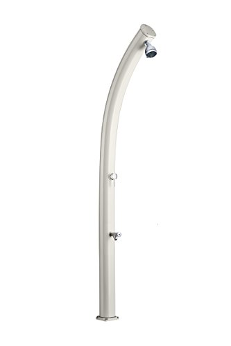 Doccia A Riscaldamento Solare Arkema Design A520/9001 Jolly - Sabbia Doccia Solare Dal Design Curvo Totalmente In Alluminio