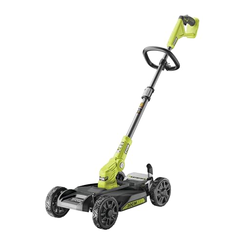 Ryobi Trimmer 3 In 1 18 V - Tagliabordi/Spogliatoio - Ø Taglio 30 Cm - Mulching - Ø Filo 1 X 1,6 Mm - Tubo Telescopico - Venduto Senza Batteria O Cari