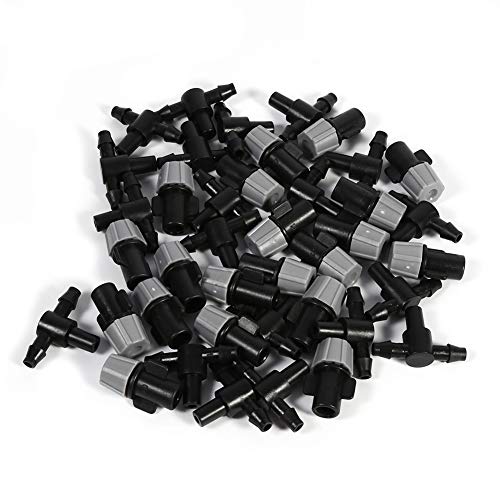 20 Pezzi/Set Ugelli Nebulizzatori Atomizzatore Testa Sprinkler, Teste Sprinkler Ugello Nebulizzatore + Giunti A T Nebulizzazione Irrigazione A Casa Gr