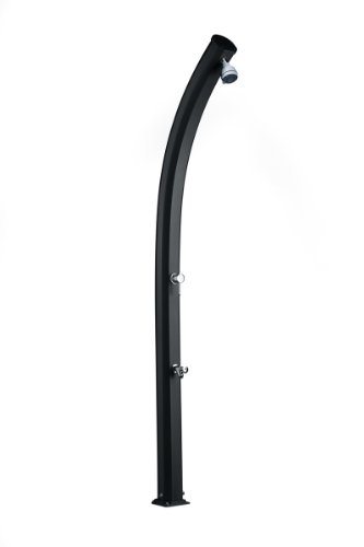Doccia Solare Arkema Design A520/7016 Jolly Grigio Antracite Design Curvo Realizzata In Alluminio