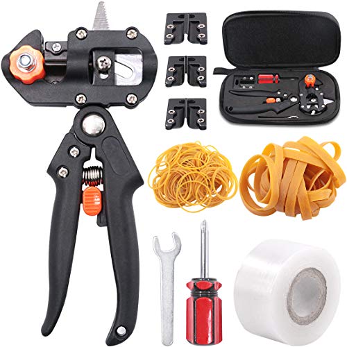 Glarks - Kit Professionale Di Cesoie Per Potatura E Innesto Con Nastro In Gomma