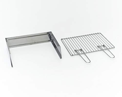 Kit Paratia E Grill Per Cuoci Arrosticini Con Barbecue A Carbone Lisa Luxury Milano Grill
