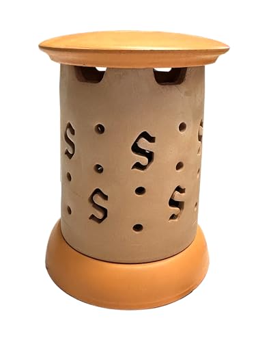 Emanatore Antizanare In Terra Cotta, Made In Italy, Porta Candele Per Esterno