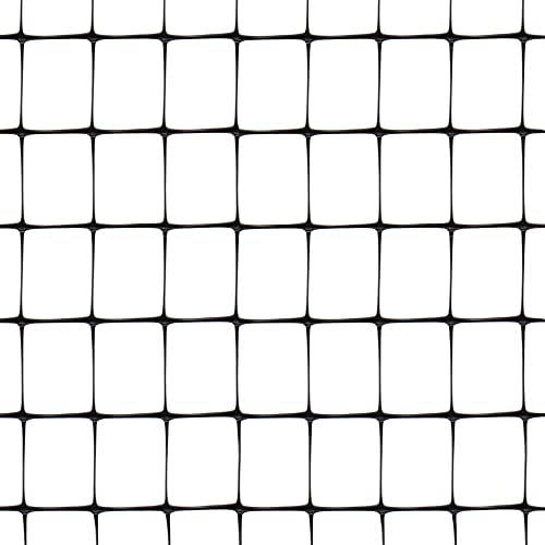Tenax Aviary 2,00X10 M Nero, Recinzione In Plastica, Rete Da Recinzione, Recinti Per Animali Domestici E Da Cortile, Recinzioni Agricole, Rete Anti-Ta