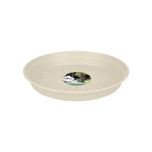 Elho Green Basics Saucer Piatto, Bianco, 13,5 X 13,5 X 2 Cm