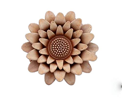 Antico Mestiere Decorazione Fiore Petali Dalia Cm.15 In Terracotta