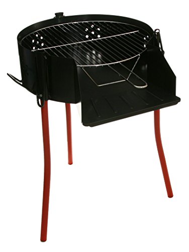 Garcima 5021150 Barbacoa Rustica Multiusos Ø 50 Cm. Valida Para Carbon, Leña Y Paelleros, Cranberry