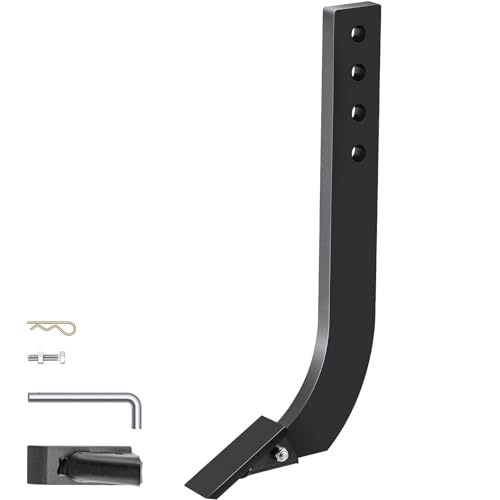 Vevor Gambo Per Lama Da Box, Gambo Per Scarificatore Da 18", Gambo Per Raschietto Da Box A 4 Fori, Gambo Per Ripper Con Denti Conici E Perni Rimovibil