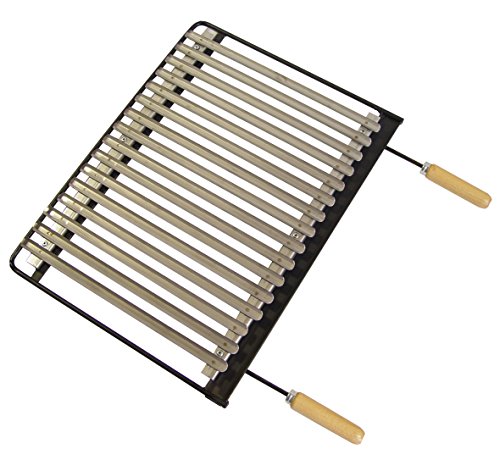 Imex El Zorro 71630 - Griglia Per Barbecue, In Acciaio Inossidabile, 76 X 41 Cm