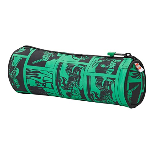 Lego® Ninjago® Green Astuccio Tombolino, Ampio Scomparto Centrale, Chiusura Centrale A Zip - Verde