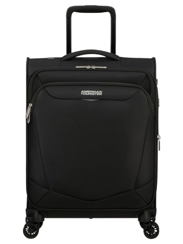 American Tourister Spinner 4 Ruote S Super Light Cabin Size 43 L 1,9 Kg Me7004 (Nero)