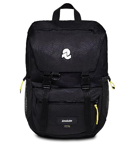 Invicta Zaino, Jolly X Cordura, Nero, Tasca Porta Pc 15,6'', Viaggio, Lavoro & Tempo Libero, Icona, 27 Lt, Per Uomo Donna