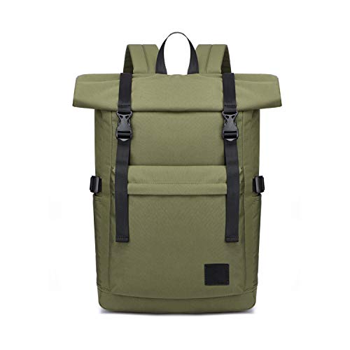 Fandare Antifurto Zaino Zainetto Scuola Roll Top Backpack Espandibile Zaino Per 15.6 Pollice Pc Portatile Da Uomo Donna Borsa Universitaria Impermeabi