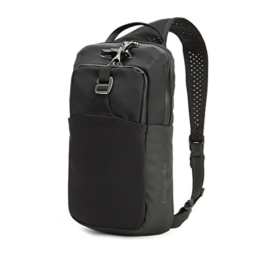 Pacsafe Venturesafe X Anti-Theft Sling Pack Zaino Casual, 37 Cm, 6 Liters, Nero (Black 100)