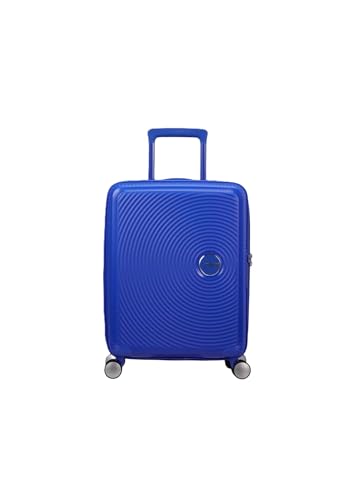 American Tourister Trolley Soundbox Exp Cabin Size Spinner 32G*001 Cobalt Blue
