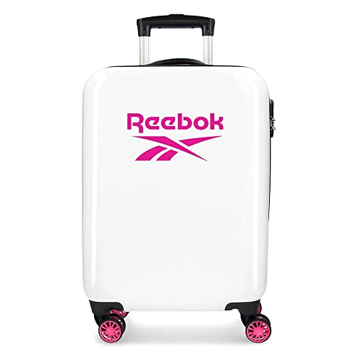 Reebok Maveryck Valigia Da Cabina Rosa 38X55X20 Cm Rigida Abs Chiusura A Combinazione Laterale 34L 2,86 Kg 4 Doppie Ruote Bagaglio A Mano