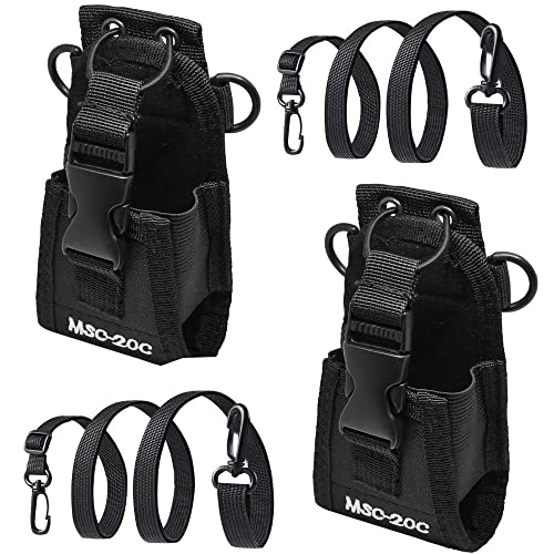 Qinersaw 2 Pezzi Porta Radio Walkie Talkie Porta Radio Da Cinturone Custodia Porta Ricetrasmittenti Custodia Protettiva Cover Per Walkie Talkie Borsa