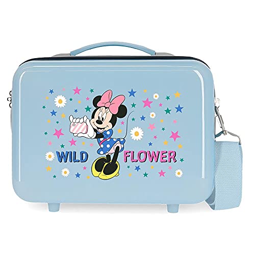 Disney Wild Flower - Beauty Case Adattabile Con Tracolla, 29 X 21 X 15 Cm