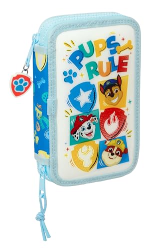 Paw Patrol Pups Rule – Astuccio Scuola Per Bambini, Con 28 Utensili Inclusi, Ideale Per Bambini Dai 5 Ai 14 Anni, Comodo E Versatile, Qualità E Resist