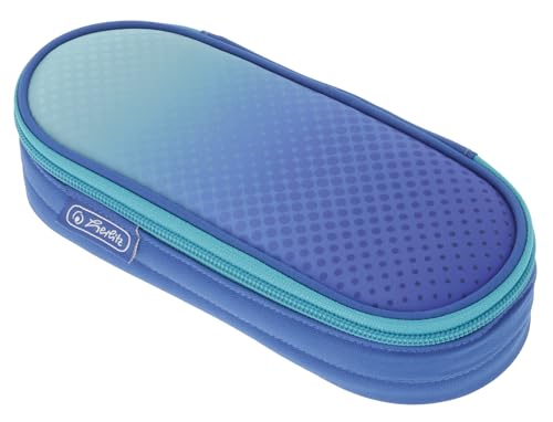 Herlitz Astuccio Dip Dye Blue/Turchese, Blu