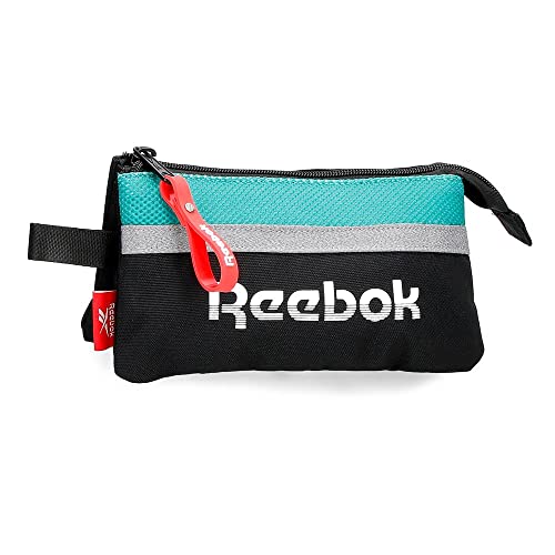 Custodia Reebok Andover Tripla Nera 22X12X5 Cm Poliestere