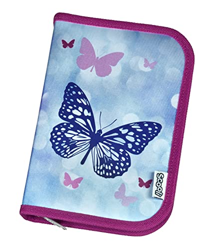 Fly & Sparkle - Astuccio Per La Scuola, Con Penne, Gomma, Righello, Ecc