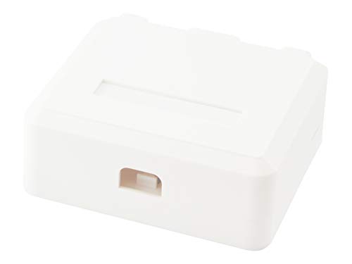 Equip Custodia Per 2 Keystone Jack Con Coperchio Bianco