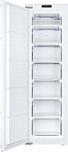 Candy Cus518Ew - Congelatore Verticale, 204 Litri, Congelamento 9,5 Kg/24H, Classe Energetica E