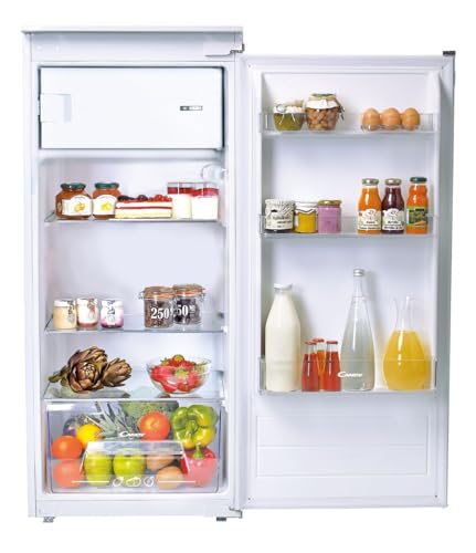 Candy Cio 225 Ee/N Frigorifero Da Incasso Con Congelatore, Porta A Traino, 122 Cm, 163 Litri, Frigorifero 147 Litri, Congelatore 16 Litri, 1 Cassetto 