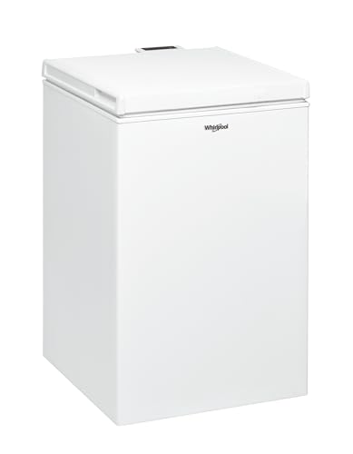 Whirlpool Whs 1022 3 - Congelatore A Pozzetto 99 Litri Classe Energetica E. Congelatore A Pozzetto Piccolo, Dimensioni: 86X52,7X56,9Cm, Ideale Per Fam