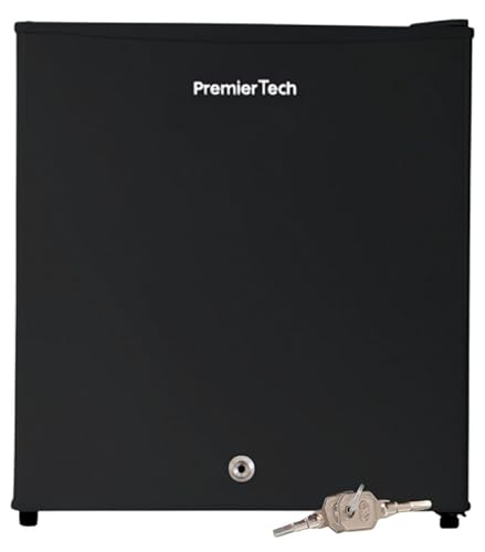 Premiertech Mini Frigo Nero Con Chiave 45 Litri Frigorifero Hotel Ufficio Casa Classe Energetica E Libera Installazione Pt-F47Bk