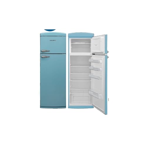 Atlantic Frigorifero Atbm346Bl Stat. Azzurro Retro Calsse F