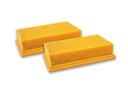 Vhbw 2X Filtro A Pieghe Piatte Compatibile Con Aspirapolvere Aspiraliquidi Hilti Vc 20 Um, Vc 40 Um, Vc-20, Vc-40