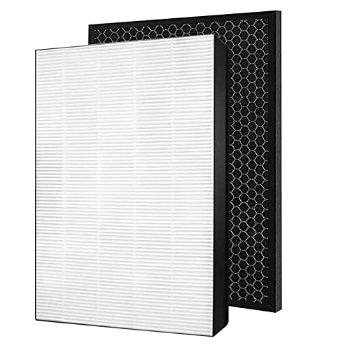 Fy1410/30 E Fy1413/30 - Set Di Filtri Di Ricambio Per Philips Series 1000 Ac1214/10 Ac1215 Ac1217 Ac2729/10 (Include 1 Filtro Hepa E 1 Filtro A Carbon