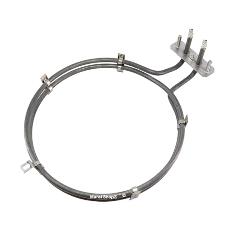 Marel Shop® - Resistenza Circolare Per Forno Compatibile Con Miele 2500 W Per Modelli : H604U - H606B - H606Bs - H606Ec - H608Bm