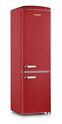 Severin Rkg 8917 Retro Frigorifero Con Congelatore - Rosso