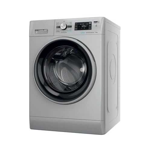 Whirlpool Ffb 116 Silver It- Lavatrice 11Kg Libera Installazione, Carica Frontale. Centrifuga 1400 Giri Al Minuto. Larghezza 59,5Cm, Profondità 60,5Cm