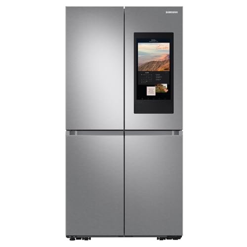 Samsung Frigorifero A 4 Porte Family Hub Ai Rf65Dg9H0Esr/Ef, Con Ai Vision Inside, Wifi+Ai Energy Mode, Beverage Center, Metal Back, 636 L, Lxaxp: 91,